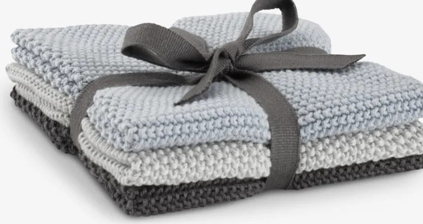 Vaatdoek LOKE B25xL25cm 3 stuks