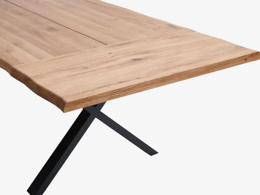 Verlengblad ROSKILDE/ROSLEV 95x50 naturel eiken