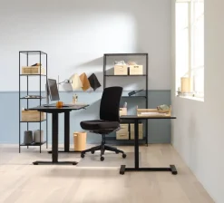 Verstelbaar bureau ASSENTOFT 70x130 zwart