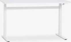 Verstelbaar bureau LUNDTOFT 70x130 wit