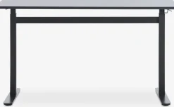 Verstelbaar bureau LUNDTOFT 70x130 zwart