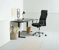 Verstelbaar bureau SVANEKE 80x160 zwart