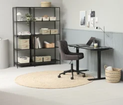 Verstelbaar bureau SVANEKE 60x120 zwart