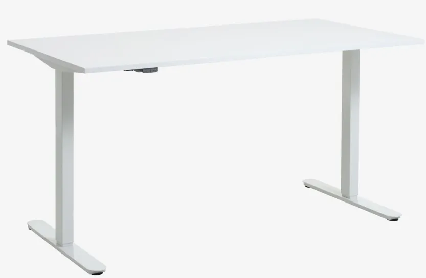 Verstelbaar bureau SVANEKE 70x140 wit