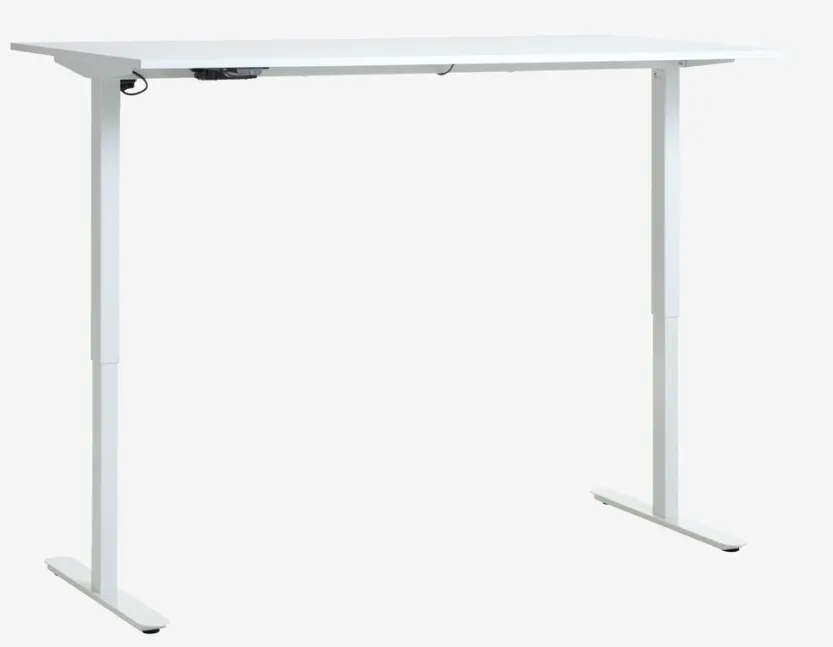 Verstelbaar bureau SVANEKE 70x140 wit