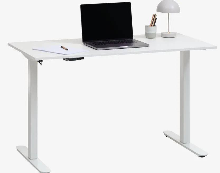 Verstelbaar bureau SVANEKE 60x120 wit