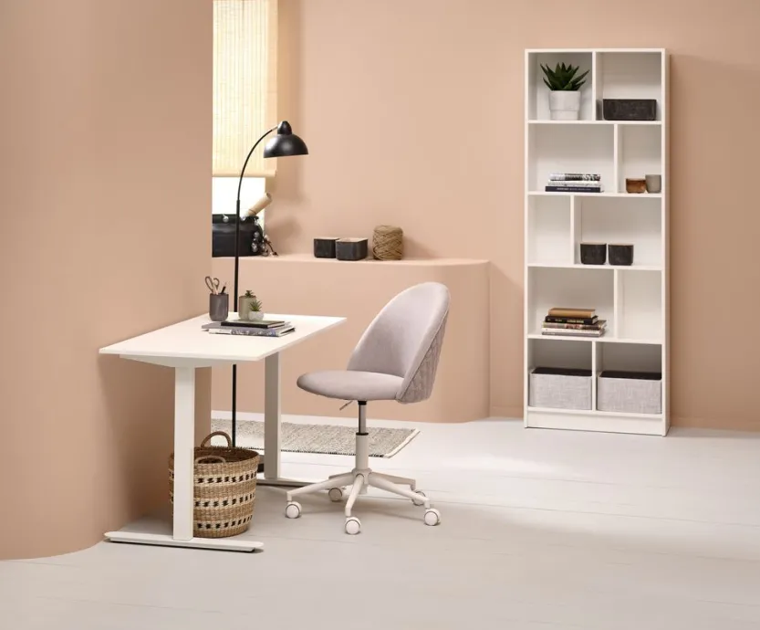 Verstelbaar bureau SVANEKE 60x120 wit