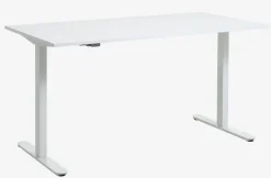 Verstelbaar bureau SVANEKE 80x160 wit