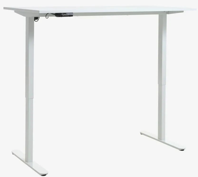 Verstelbaar bureau SVANEKE 80x160 wit