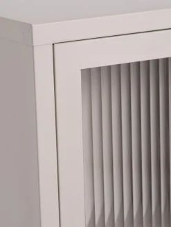 Vitrinekast HOPTRUP 1 deur beige