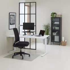 Vitrinekast HOPTRUP 1 deur zwart staal