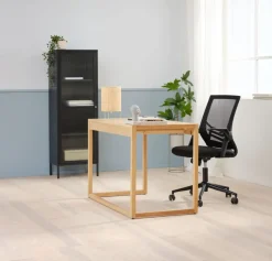 Vitrinekast HOPTRUP 1 deur zwart staal