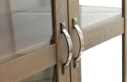 Vitrinekast JUNGEN 2 deuren 1 lade wild eiken kleur