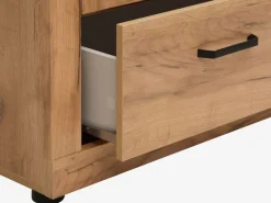 Vitrinekast LINTRUP 2 deuren eiken kleur