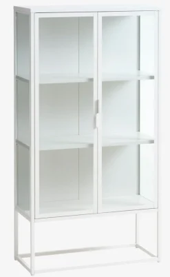 Vitrinekast VIRUM 2 deuren wit