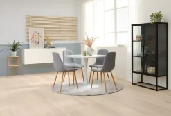 Vitrinekast VIRUM 2 deuren zwart