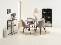 Vitrinekast VIRUM 2 deuren zwart