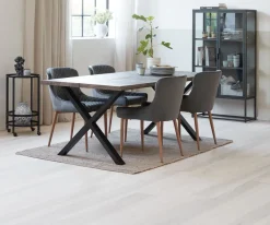 Vitrinekast VIRUM 2 deuren zwart