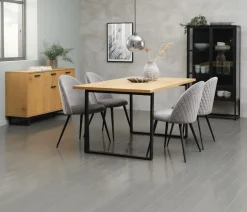 Vitrinekast VIRUM 2 deuren zwart