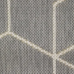 Vloerkleed BALSATRE 160x230 grijs/wit