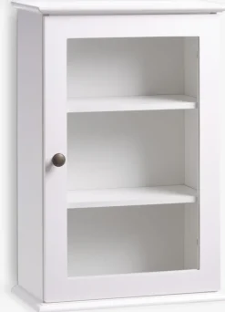 Wandkast MALLING 1 glazen deur wit