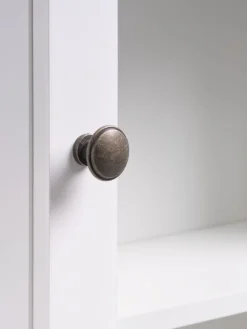 Wandkast MALLING 1 glazen deur wit