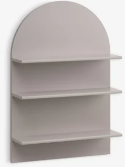 Wandplank ALKEN 3 schappen warmgrijs