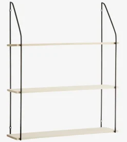 Wandplank HEJLSMINDE 3 schappen zwart/naturel