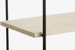Wandplank HEJLSMINDE 3 schappen zwart/naturel