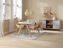 Wandplank KETTINGE 6 schappen naturel