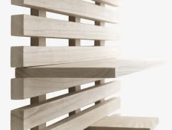 Wandplank KETTINGE 6 schappen naturel