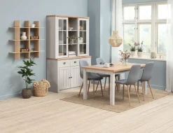 Wandplank KVISSEL 3 schappen bamboe