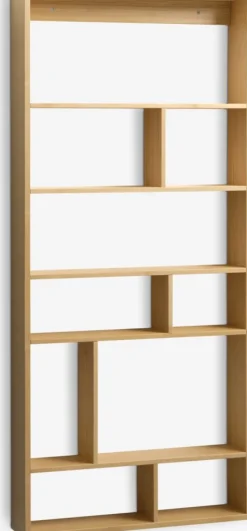 Wandplank SALTRUP 6 schappen bamboe