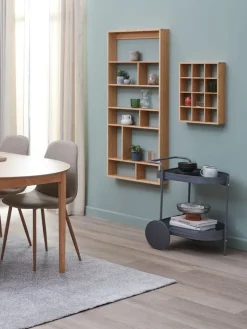 Wandplank SALTRUP 6 schappen bamboe