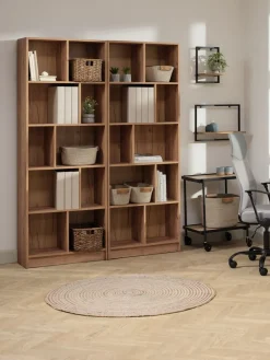 Wandplank TRAPPEDAL 2 stuks eiken kleur/zwart