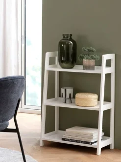 Wandrek HERNING 5 schappen wit