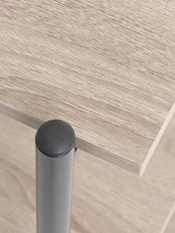 Wandrek VANDBORG 5 schappen eiken/zwart