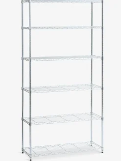 Wandrek VINDINGE 6 schappen chroom