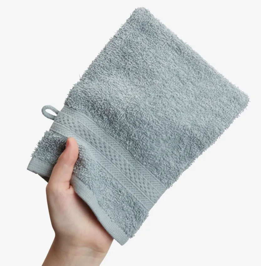 Washand UPPSALA 14x20cm oud blauw