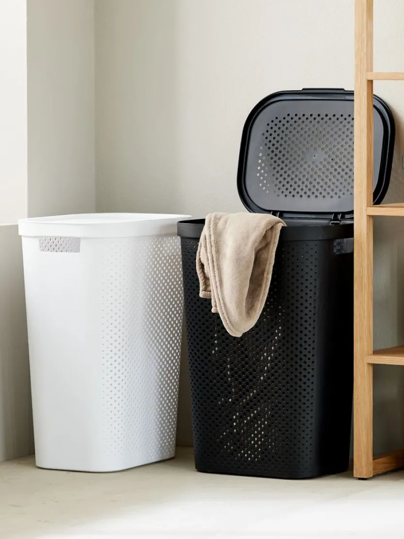 Wasmand INFINITY kunststof zwart