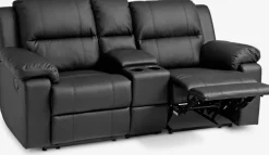 2-zitsbank BATUM verstelbaar zwart