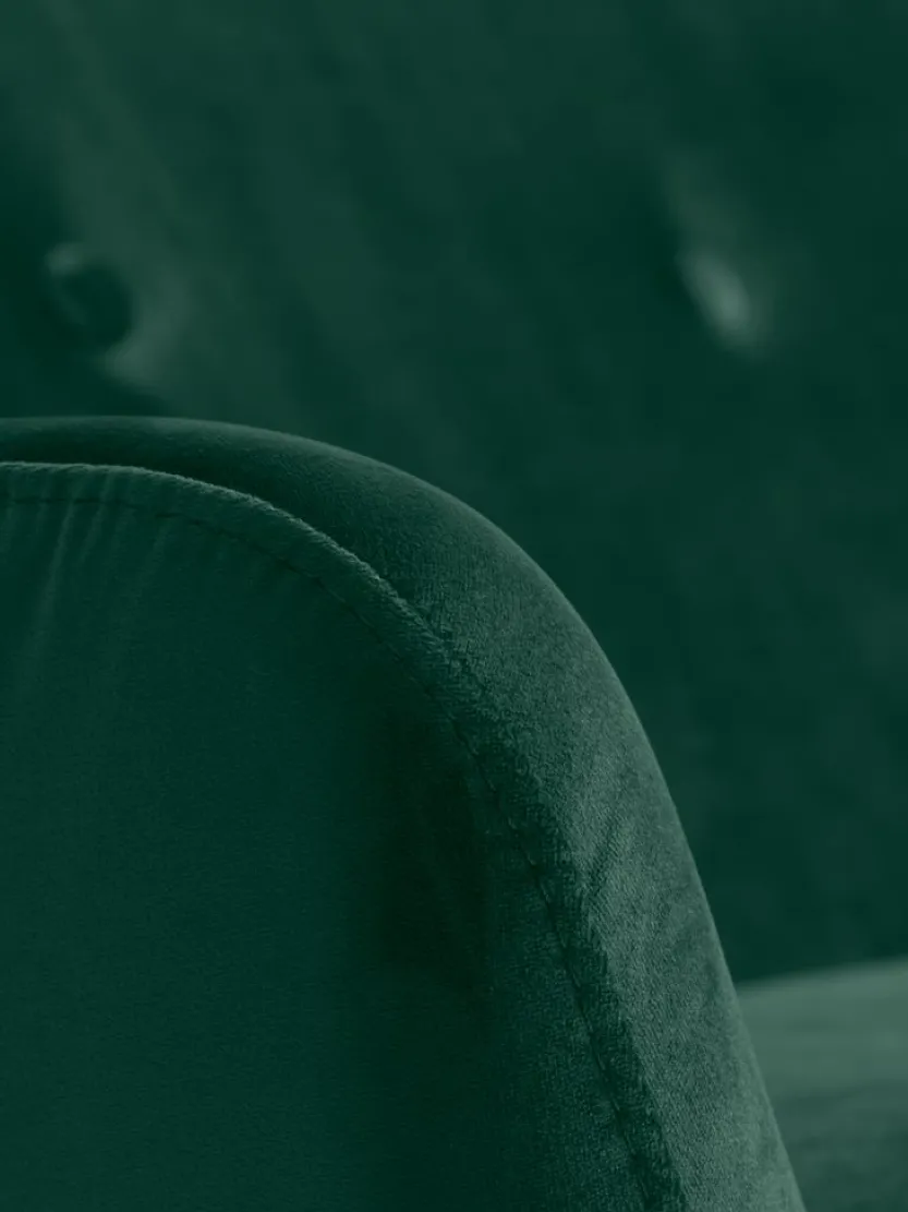 2,5-zitsbank EGEDAL fluweel groen