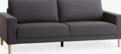 3-zitsbank EGENSE donkergrijze stof