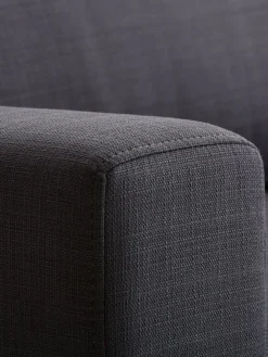 3-zitsbank EGENSE donkergrijze stof