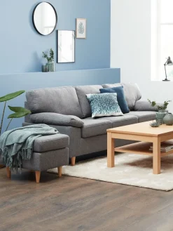 3-zitsbank GEDVED grijs