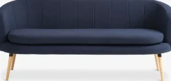 3-zitsbank GISTRUP donkerblauwe stof