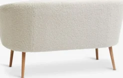 2-zitsbank GISTRUP off-white teddy