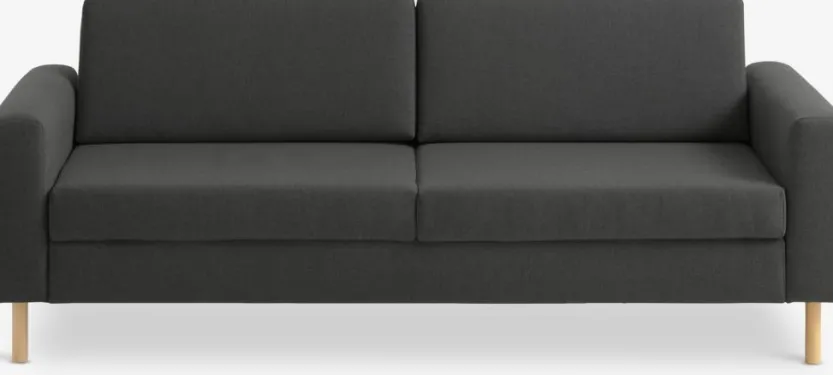 3-zitsbank SVALBARD donkergrijs