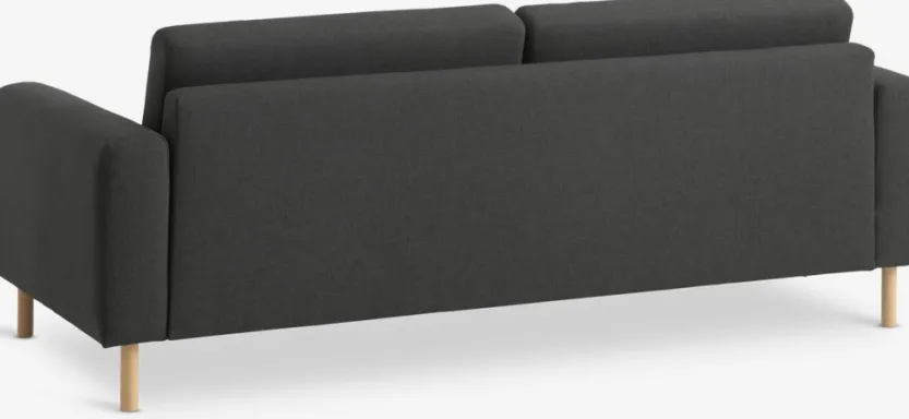 3-zitsbank SVALBARD donkergrijs