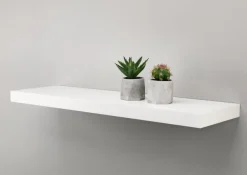 Zwevende plank ABILD 80x24 wit